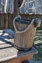 Wooden bucket