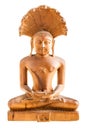 Wooden buddhist statuette