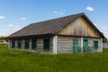 Wooden building at the Museum of the History of Political Repression Perm-36 Gulag Museum , Russ