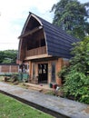 Wooden building used as a classroom