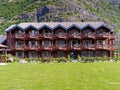 Wooden Building view Flam Norway