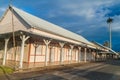 Wooden buildings in St Laurent du Maroni Royalty Free Stock Photo