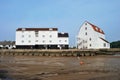 Wooden buildings at woodbridge