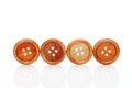 Wooden buttons Royalty Free Stock Photo