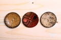 Wooden buttons