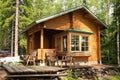 Wooden cabin Royalty Free Stock Photo