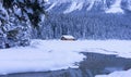 Wooden cabin, Lake Louise, Canada