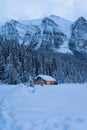 Wooden cabin, Lake Louise, Canada