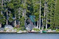 Wooden cabin by Wrights lake