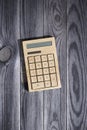 Wooden Calculator