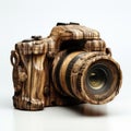 Realistic Wood Camera With Unique And Expressive Design