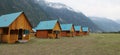 Wooden camping cabins