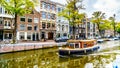 Canal Boat in the Bloemgracht in Amsterdam, the Netherlands