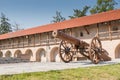 Wooden cannon in the Oradea fortress.