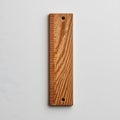 Wooden Carpenter Square on Plain Background Royalty Free Stock Photo