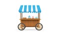 Cupcake Cart Royalty Free Stock Photo