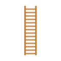 Wooden cartoon ladder
