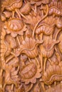 Wooden carved door Royalty Free Stock Photo