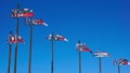 Wooden carved weather vanes