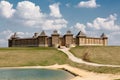 Wooden castle on the hill