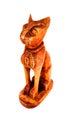 Wooden cat figurine from Egypt