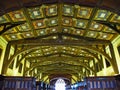 Wooden ceiling in Bodleian library