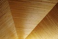 Wooden ceiling pattern Royalty Free Stock Photo