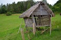 Wooden Celtic house in a Slovakian open air museum