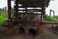 Wooden Celtic house in a Slovakian open air museum