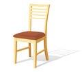 Wooden chair Royalty Free Stock Photo