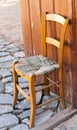 Wooden chair Royalty Free Stock Photo