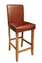 Wooden chair isolated Royalty Free Stock Photo