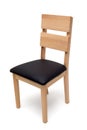 Wooden chair isolated Royalty Free Stock Photo