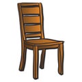 A wooden chair