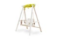 Wooden chair swing isolated