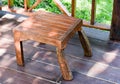 Wooden Chairs on the Porch