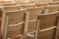 Wooden chairs