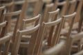 Wooden chairs Royalty Free Stock Photo