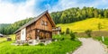 Wooden chalet Royalty Free Stock Photo