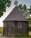 Wooden chapel on Kernave mound