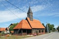 Wooden chapel of St Fabian and Sebastian in Letovanic, Croatia