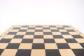 Wooden chess board Royalty Free Stock Photo