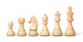 wooden chess pieces