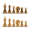 Wooden chess Royalty Free Stock Photo