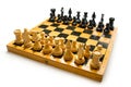 Wooden chessboard