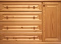 Wooden chest of drawers Royalty Free Stock Photo