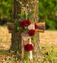 Natural burial, peaceful forest in Germany