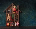 Wooden Christmas decorative house