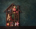 Wooden Christmas decorative house