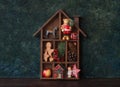 Wooden Christmas decorative house